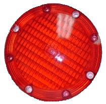 Warning Light Lens- Red-image